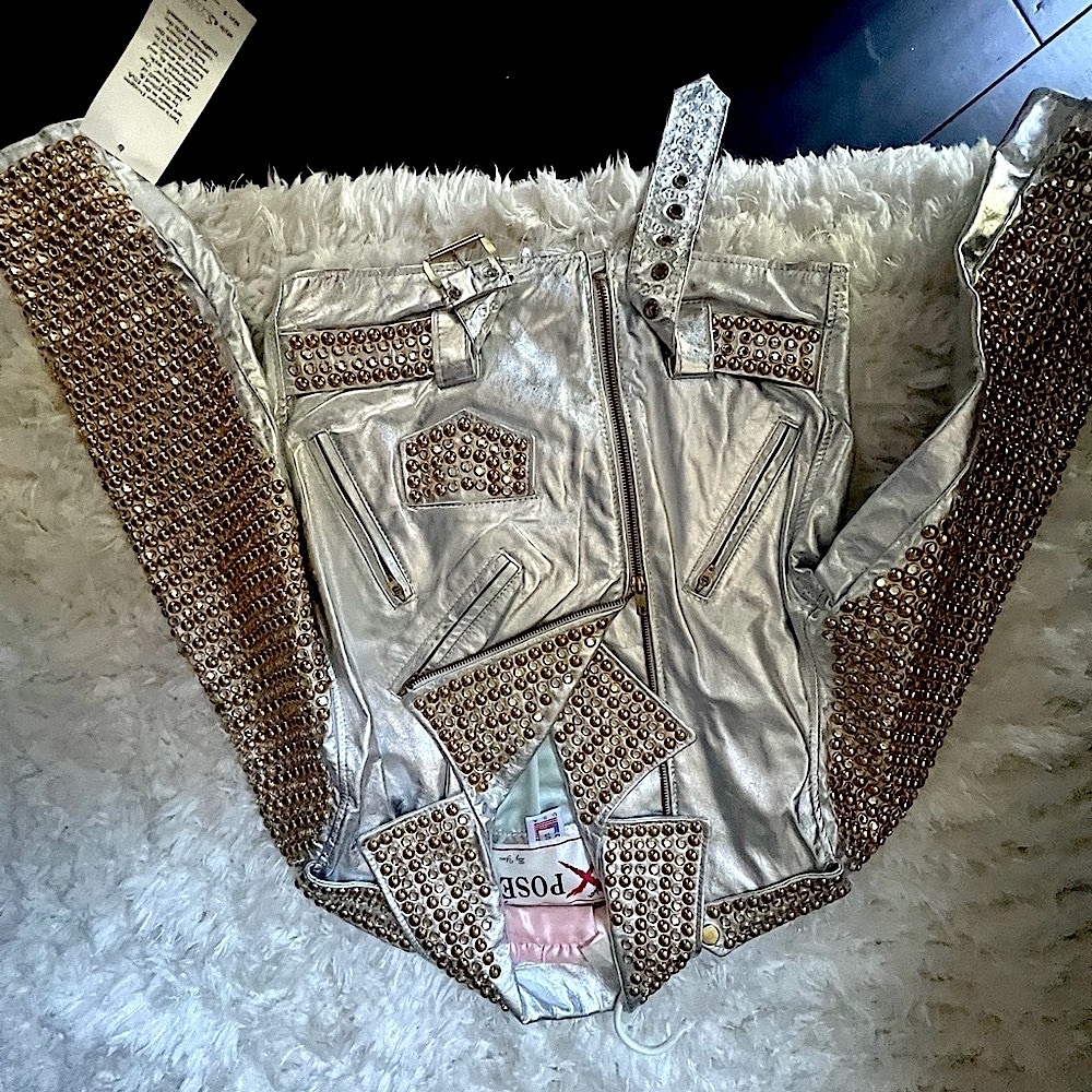 Silver and Gold Studded Jacket